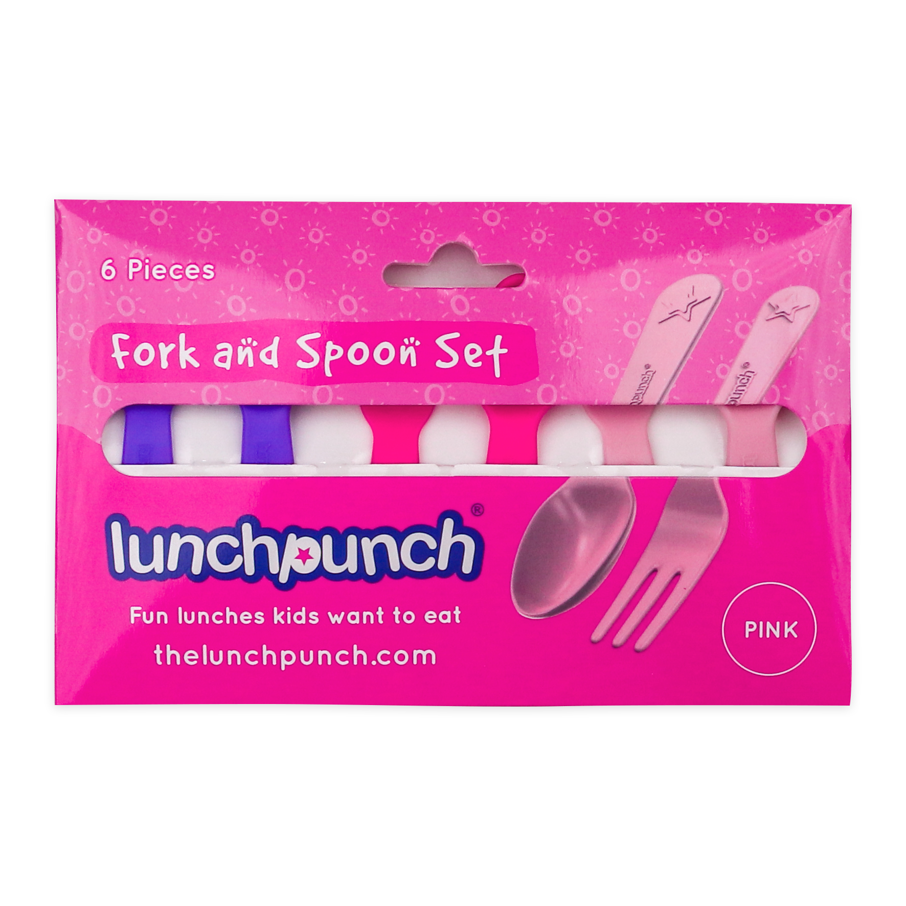 Mini vidličky a lyžičky set ružový