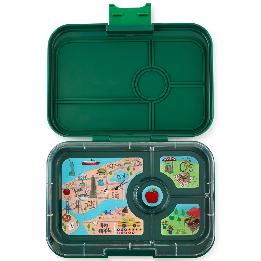 Yumbox Tapas XL 4 oddelenia zelený Greenwich