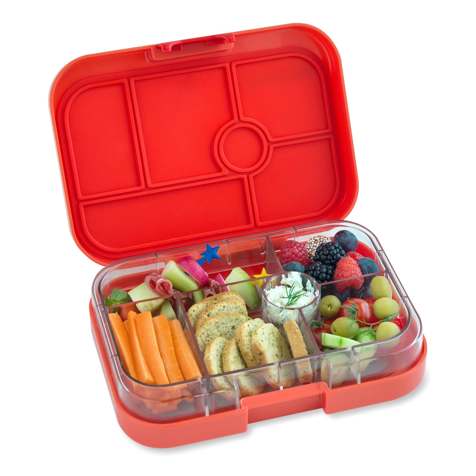 Yumbox Original 6 oddelení oranžové safari