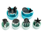 Načítať obrázok do zobrazovača galérie, Sada 6 nerezových vykrajovátok Morskí priatelia
