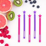 Načítať obrázok do zobrazovača galérie, Sada silikónových gumičiek na wrapy ružová
