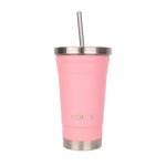 Načítať obrázok do zobrazovača galérie, Montii Smoothie Original cup - termoizolačný smoothie pohár Jahoda 450ml
