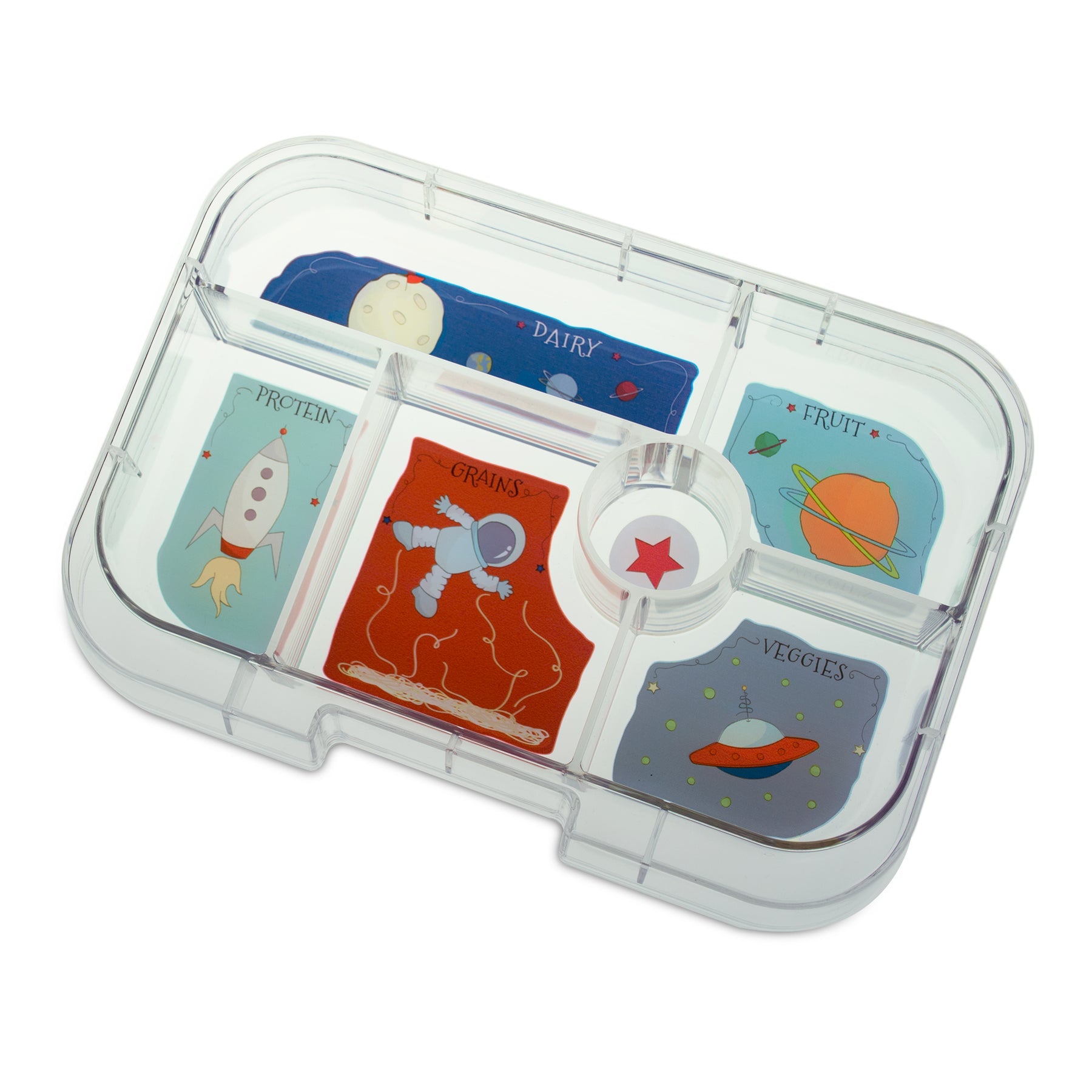 Yumbox Original 6 oddelení WOW červená (vesmír)