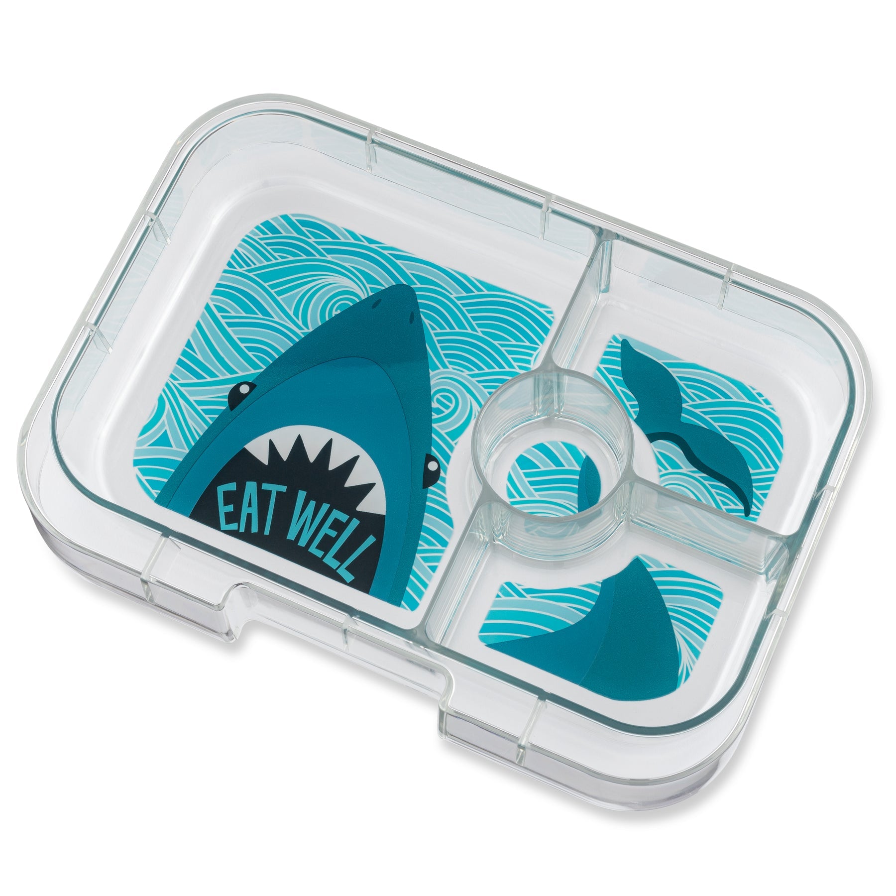 Yumbox Panino 4 oddelenia WOW červená (žralok)