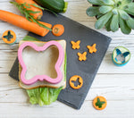 Načítať obrázok do zobrazovača galérie, Sada 3 nerezových vykrajovátok Motýle
