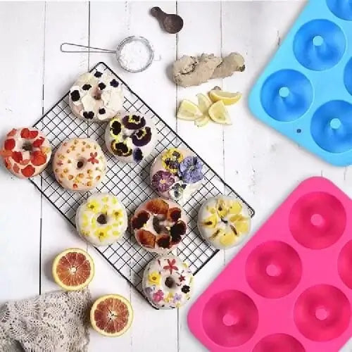 Silikónová forma na donuty - modrá