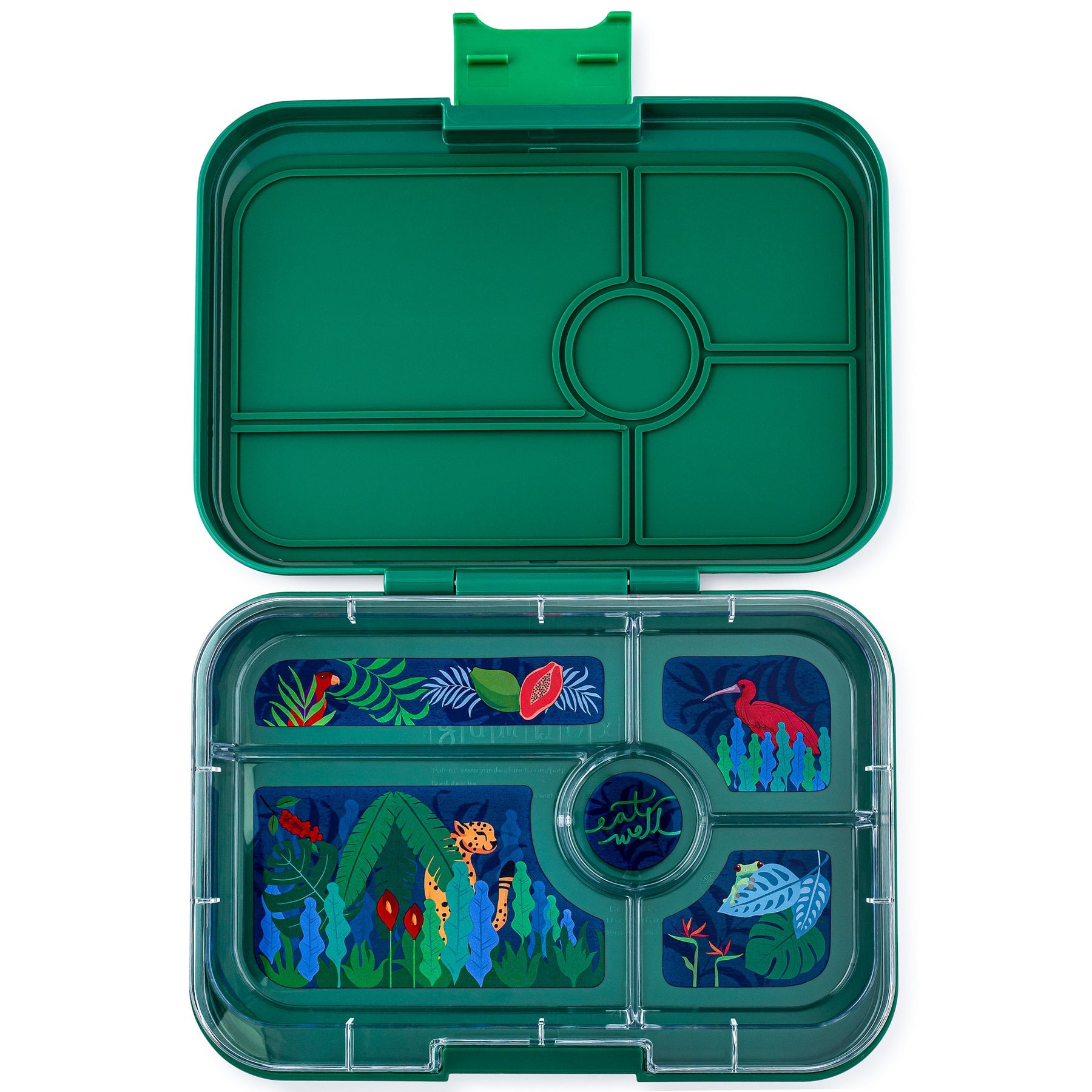 Yumbox XL Tapas 5 oddelení zelený Greenwich