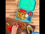 Načítať a prehrať video v zobrazovači galérie, Yumbox Tapas XL 5 oddelení pravá modrá (džungľa)
