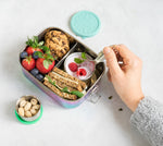 Načítať obrázok do zobrazovača galérie, Mini nerezová vidličko-lyžička strieborná
