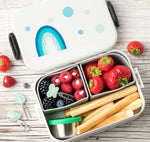 Načítať obrázok do zobrazovača galérie, Set 4 krátkych nerezových napichovátok Lekkabox - magická záhrada
