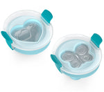 Načítať obrázok do zobrazovača galérie, Sada 2 formičiek na vajíčka Lekkabox - motýľ a srdiečko
