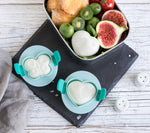 Načítať obrázok do zobrazovača galérie, Sada 2 formičiek na vajíčka Lekkabox - motýľ a srdiečko
