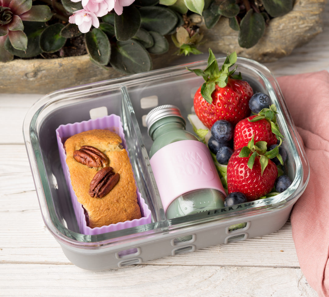 Lekkabox Juicy Mini fľaštička na smoothie/džús 100ml Ruža