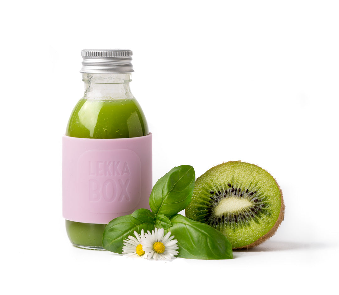 Lekkabox Juicy Mini fľaštička na smoothie/džús 100ml Ruža