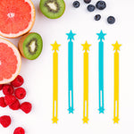 Načítať obrázok do zobrazovača galérie, Sada silikónových gumičiek na wrapy žltá
