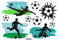 Vodeodolné nálepky Futbalista