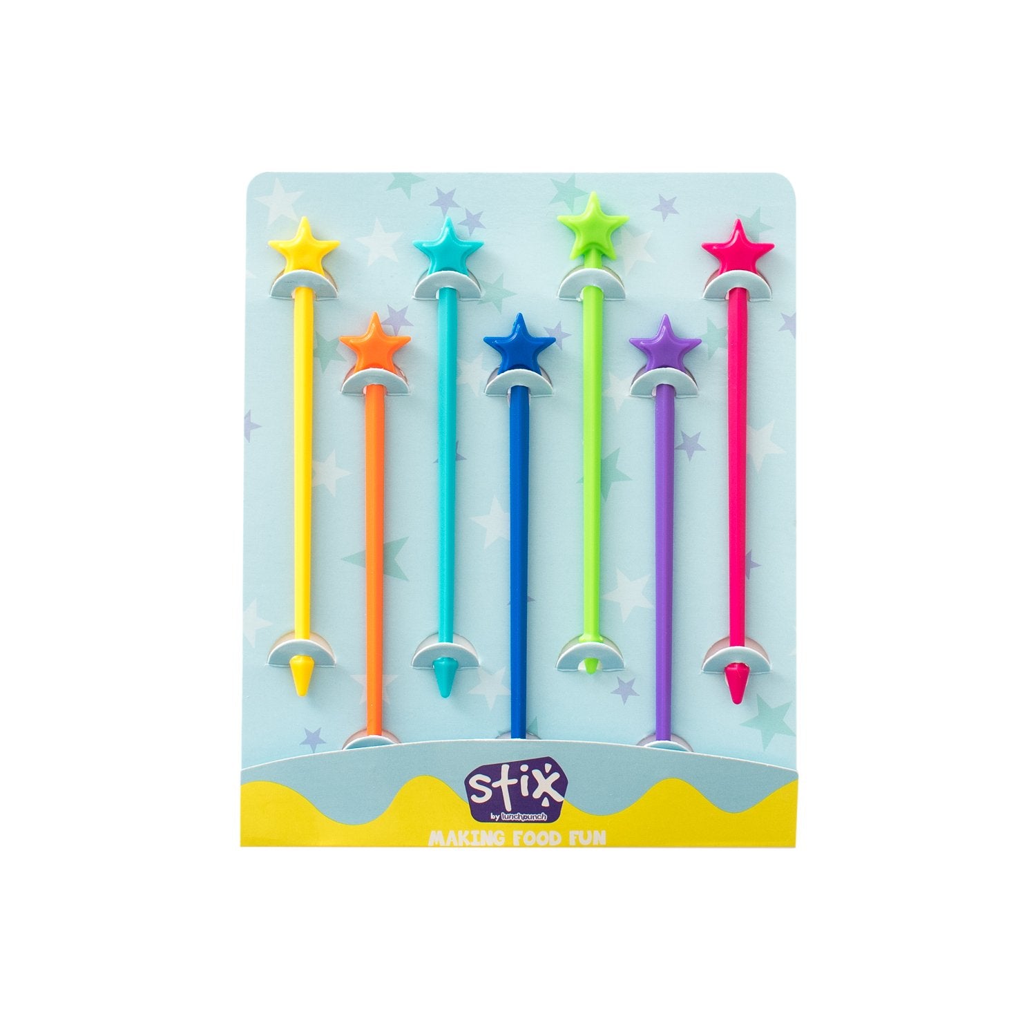Napichovátka STIX dúhové 7 kusov