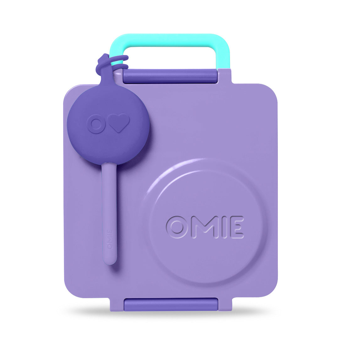 Detský cestovný príbor, sada 2 kusov - OmiePod lila
