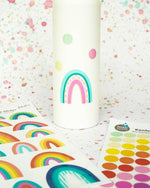 Načítať obrázok do zobrazovača galérie, Vodeoodolné nálepky melónové konfety
